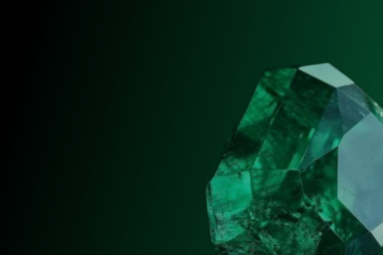 Emerald Card Background